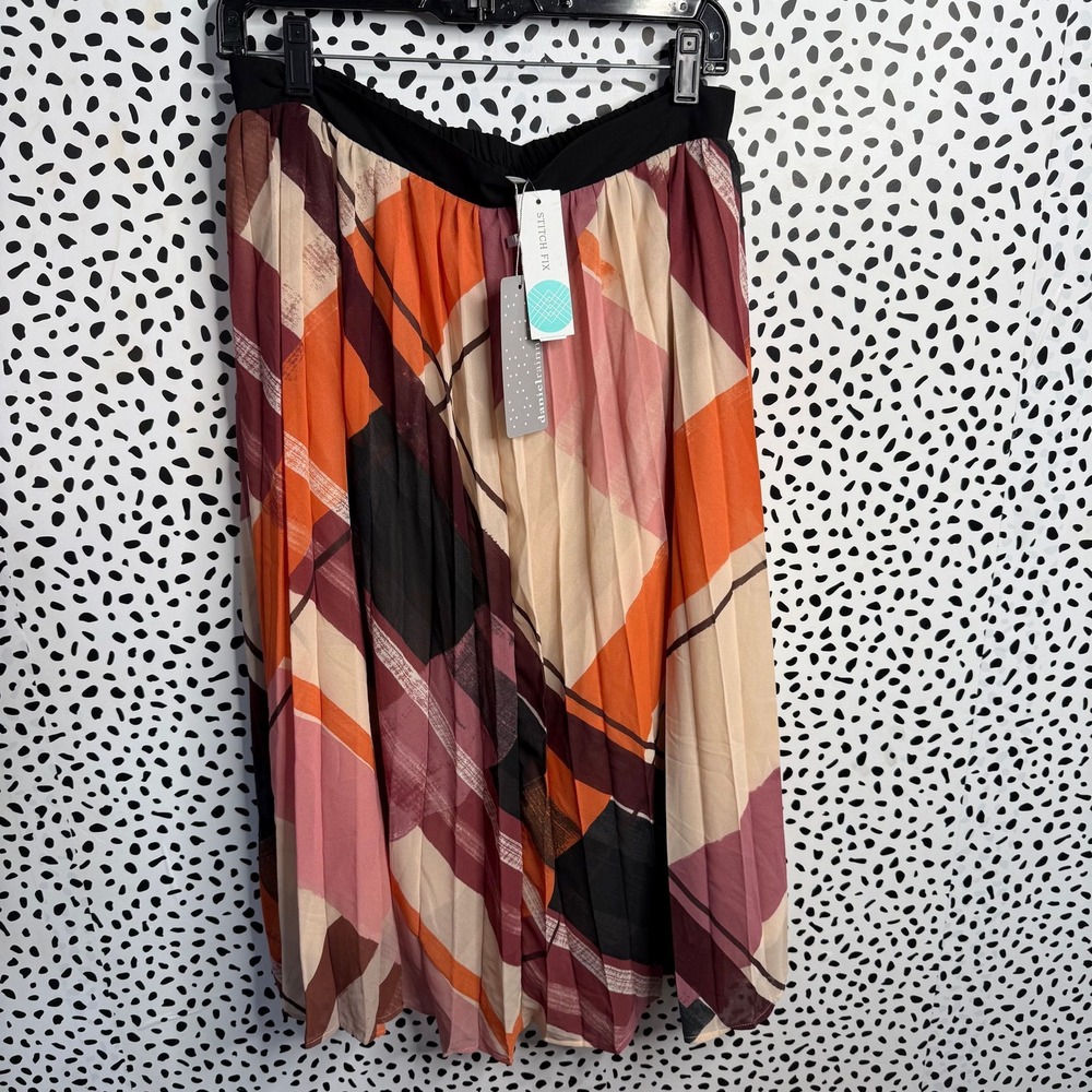 Daniel Rainn Pleated Skirt Size LP NWT